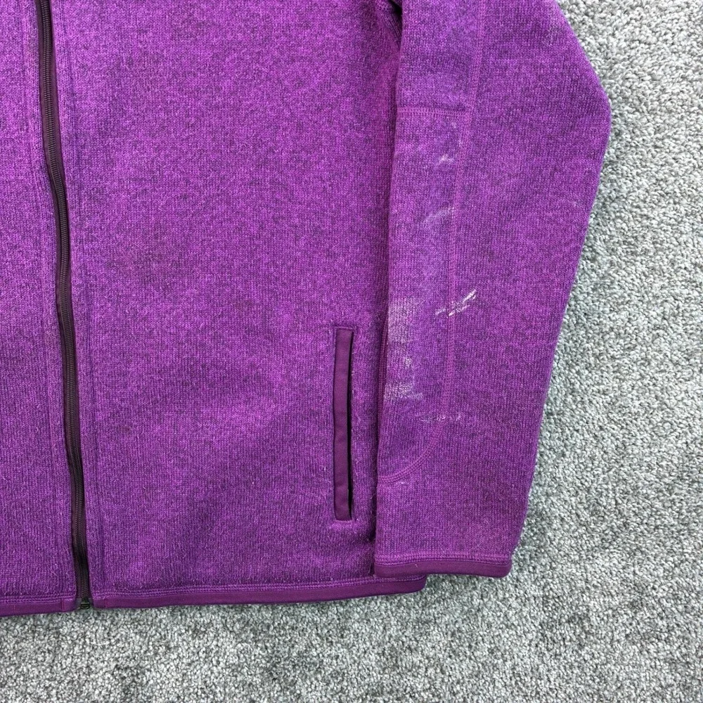 Patagonia Better Sweater Jacket Women's Large Purple Pink Full Zip Fleece 25542